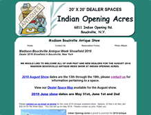 Tablet Screenshot of indianopeningacres.com